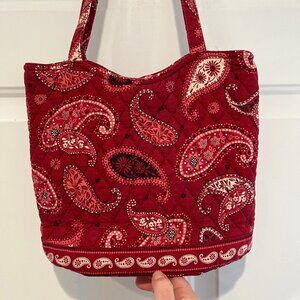 Vera Bradley Bucket Tote in Mesa Red